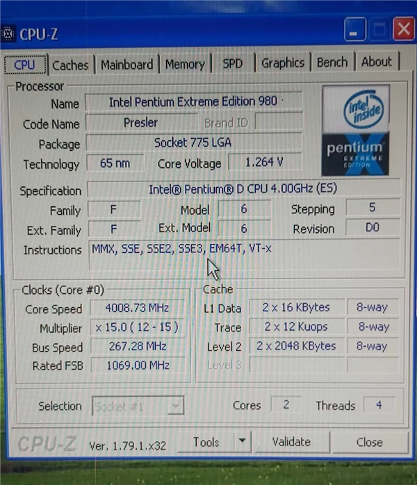 极其罕见的未发布奔腾4处理器现身！主频达到4.0GHz