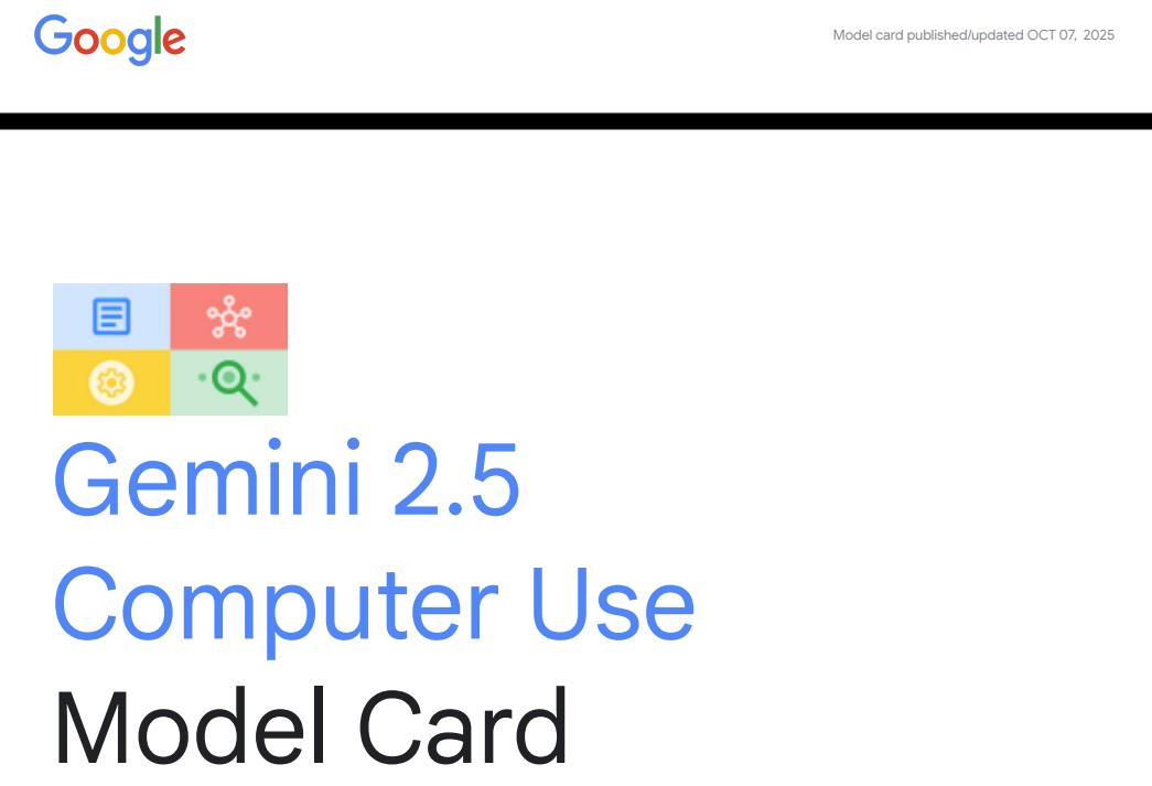谷歌加入CUA战场，发布Gemini 2.5 Computer Use：让AI直接操作浏览器