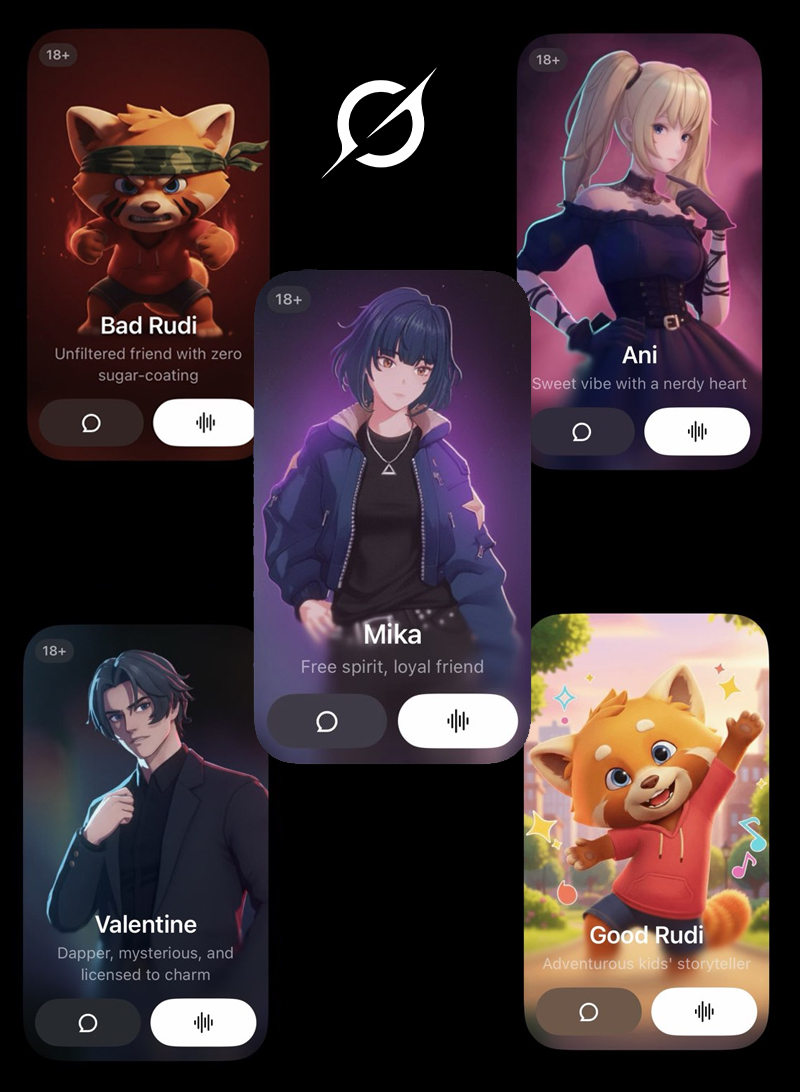 马斯克Grok AI伴侣迎来新成员：可爱动漫角色Mika