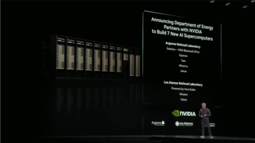 NVIDIA为美国政府打造七台AI超算：10万块Blackwell GPU、22万亿亿次算力