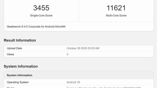 全球首款2nm芯片！三星Exynos 2600跑分再创新高