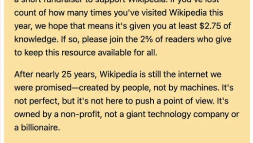 维基百科暗讽马斯克：我们不是机器创造出来的！