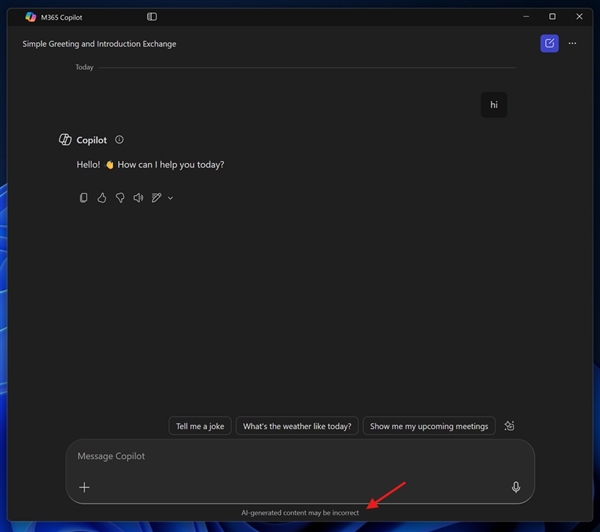 Copilot将默认不显示“AI可能会出错”警告！微软称其很烦人
