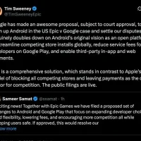 Google与Epic达成拟议和解 五年反垄断大战或将落幕