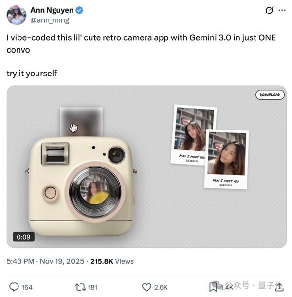 网友疯玩Gemini 3！AI造物门槛真是0了