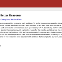 微软推出 “从错误中学习” 模型训练法，号称可“模仿人类学习过程，改善 AI 推理能力”