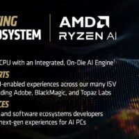 首创x86处理器AI引擎 AMD已有100多个AI加速功能