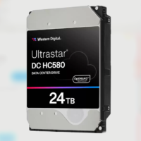 西部数据 24TB Ultrastar DC HC580 机械硬盘即将上市，售价 630 美元