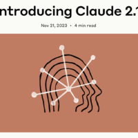 AI 聊天机器人 Claude 2.1 版本公布，支持输入 20 万个 Token 超 GPT-4 Turbo