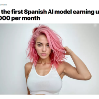 西班牙一设计师打造当地首个 AI 模特，最高月入 1 万欧元
