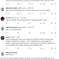 微软 Copilot “大脑”将升至 GPT-4 Turbo，并提高字符上限