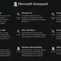 微软产品“坟场”网站上线，缅怀那些被“埋葬”的产品