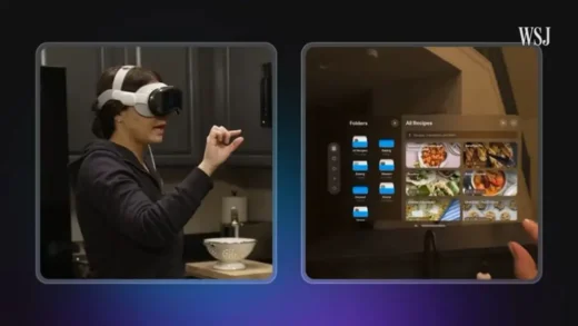 戴着苹果 Vision Pro 头显工作、做菜是什么体验