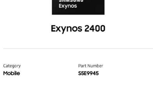 4nm制程、十核架构：三星Exynos 2400处理器详细信息出炉