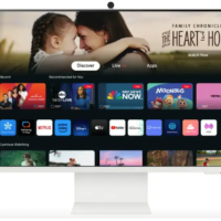 三星智能显示器 M80D 发布，无需连接 PC 即可使用流媒体、云游戏