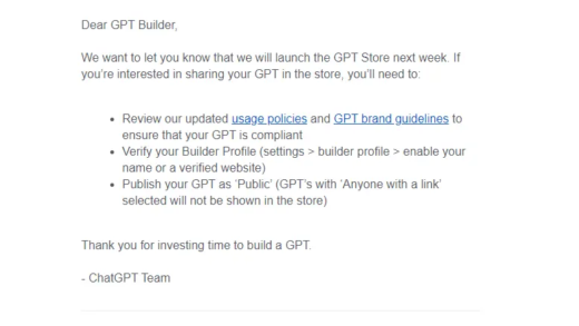 OpenAI 计划下周推出 GPT 商店，可销售 / 共享定制聊天机器人