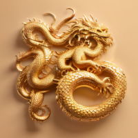 金龙献福，新春快乐！