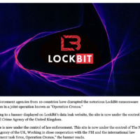 恶终有报：11 国执法部门联手打击关停 LockBit 黑客组织网站，获得勒索软件源码