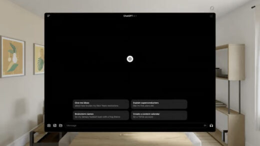 OpenAI 为苹果 Vision Pro 推出 ChatGPT 官方应用