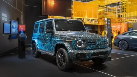 奔驰 EQG 车型 4 月 24 日发布，采用四轮独立电机