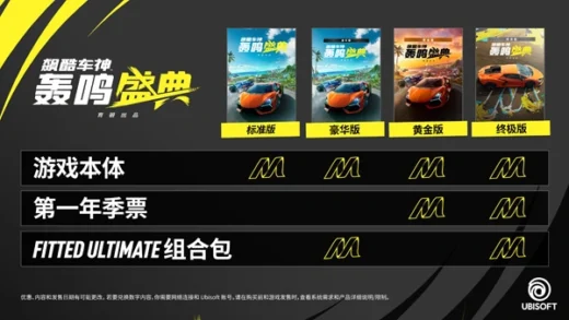 育碧游戏《飙酷车神：轰鸣盛典》宣布 4 月 19 日推出 Steam 版本