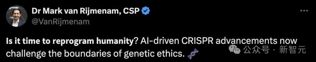 AI 成功改写人类 DNA:全球首个基因编辑器开源,近 5 倍蛋白质宇宙 LLM 全生成