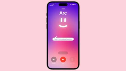 Arc Search 创意交互：AI 网络搜索聊天变成“打电话”