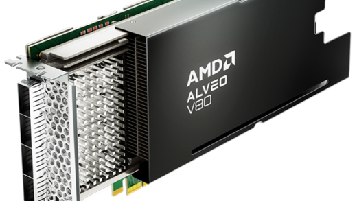 零售价近70000元！AMD宣布量产Alveo V80计算加速卡：板载32GB内存
