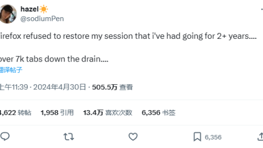 Firefox用户同时开着7470个标签页！丢了 又找到了