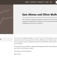 OpenAI CEO 阿尔特曼承诺未来捐出大部分财富