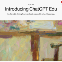 OpenAI 推出为大学开发的 ChatGPT Edu 教育版，对话和数据不用于训练模型