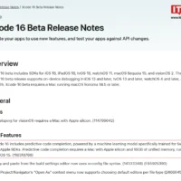 苹果 Xcode 16 首个 Beta 版发布，AI 代码补全最少需 16GB 内存