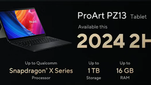 骁龙 X 处理器、850g 重量，华硕创 ProArt PZ13 平板电脑通过 3C 认证