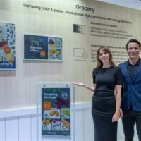 功耗直接做到0W！三星彩色电子纸显示屏首秀