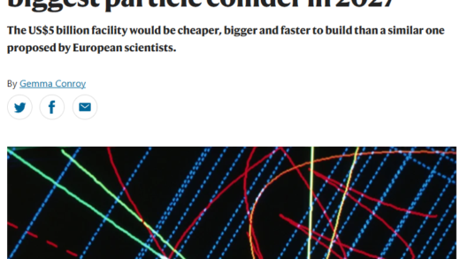 Nature 发文：中国有望 2027 年开建世界最大粒子对撞机