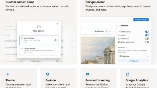 笔记软件 Notion 推出网站构建功能：不用会编程，超一万模板可选