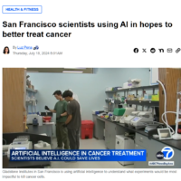 美国科学家使用 AI 探索癌症治疗方案，患者体内免疫细胞将可“杀死”癌细胞