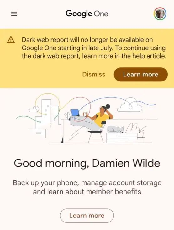 谷歌开放“暗网报告”功能:网罗安全事件、通知用户信息泄露
