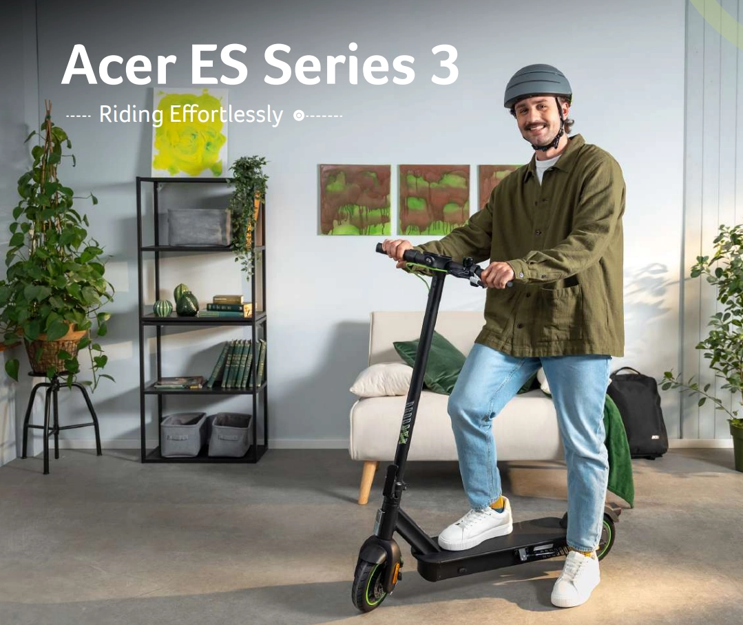 宏碁推出下一代 ebii elite、掠夺者 eNomad-R 等电助力自行车与滑板车新品