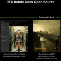 英伟达开源 RTX Remix 技术，用 AI 重制 / 实时生成游戏新图形