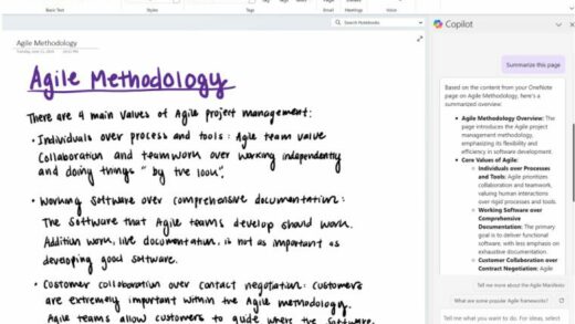 微软 OneNote 解锁 AI 技能：分析、梳理用户手写笔记内容