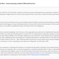 Windows全球蓝屏后 微软Azure服务又中断了