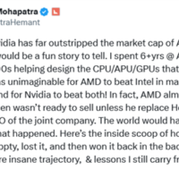 AMD差一点收购英伟达：前工程师自曝内幕 太可惜了！