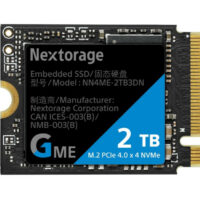 Nextorage 推出 M.2 2230 固态硬盘 NN4ME，顺序读取 7400MB/s 业界领先