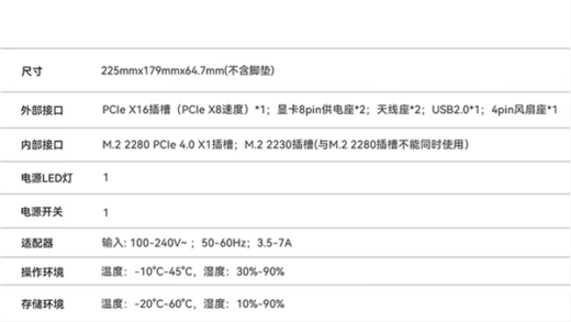 无损外接桌面独显！零刻专用EX显卡扩展坞开售：599元