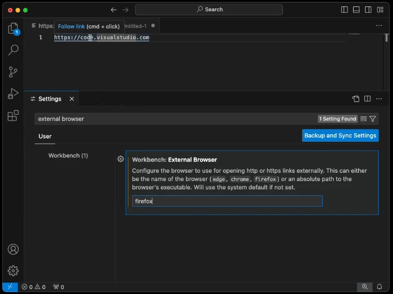 支持选择网页默认浏览器，微软 VS Code 获 1.92 版更新