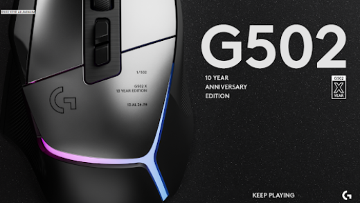 十年纪念之作，罗技推出 G502 X Plus AL Edition 限量鼠标