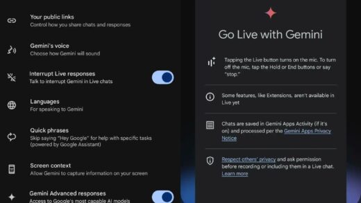 安卓版谷歌 Gemini Live 免费上线，开启在线 AI 语音畅聊