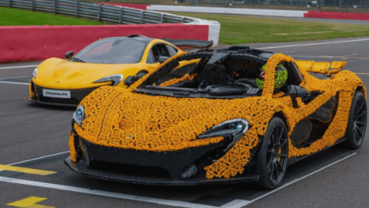 34万块积木！乐高1:1打造迈凯伦P1超跑：真人能开、没有散架