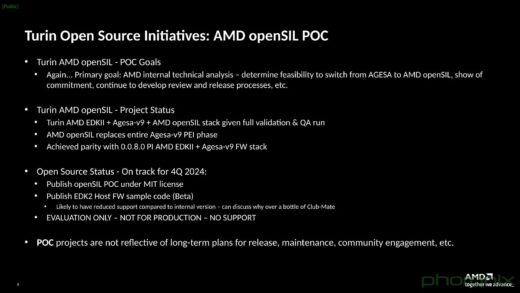 AMD 有望 2025 年开始部署 openSIL，逐步替代 AGESA 库